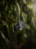 925 Sterling Silver Eternal Hanuman Medallion